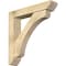 Ekena Millwork Legacy Slat Rough Sawn Bracket w/ Offset Brace, Douglas Fir, 6"W x 30"D x 30"H BKT0604X30X30LEC06RDF - alternate 1